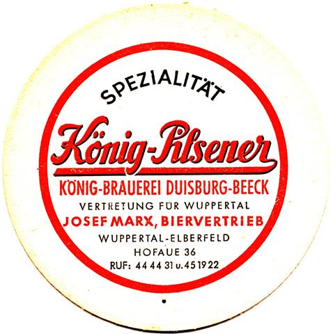 duisburg du-nw k�nig spezialit�t 7a (rund215-wuppertal-schwarzrot)